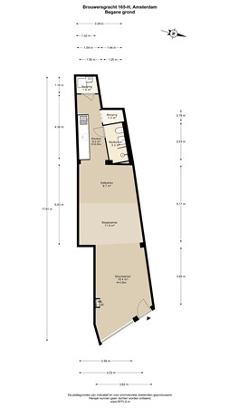 Plattegrond - Brouwersgracht 165H, 1015 GH Amsterdam - 2D BG.jpg